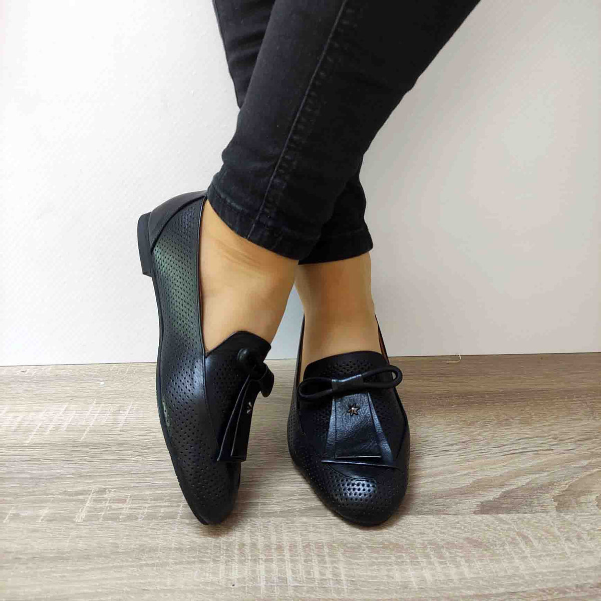 PANTOFI CASUAL DAMA DOGATI 7001 NEGRI - imagine 3