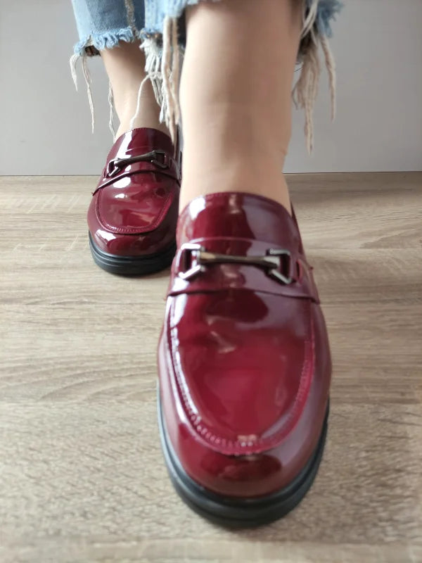 PANTOFI CASUAL DAMA FORMAZIONE 0278G06 BORDO LAC - imagine 3