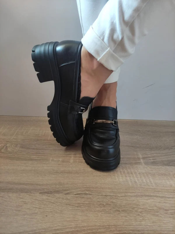 PANTOFI CASUAL DAMA FORMAZIONE 109-A1 NEGRI - imagine 5