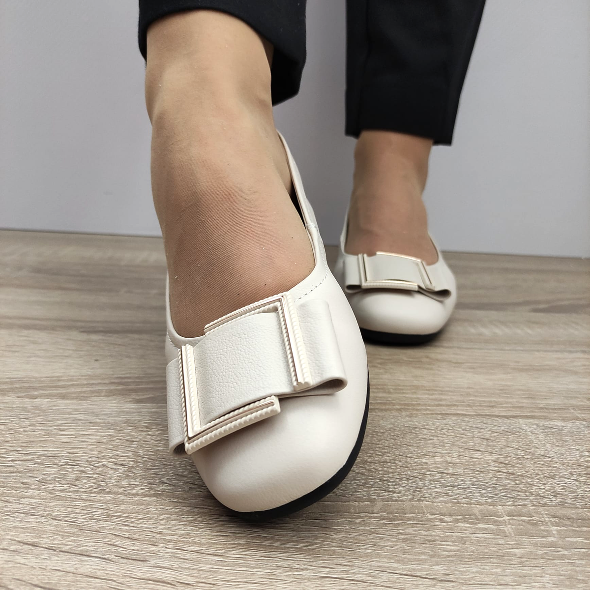 PANTOFI CASUAL DAMA FORMAZIONE 1856203 CREM - imagine 4