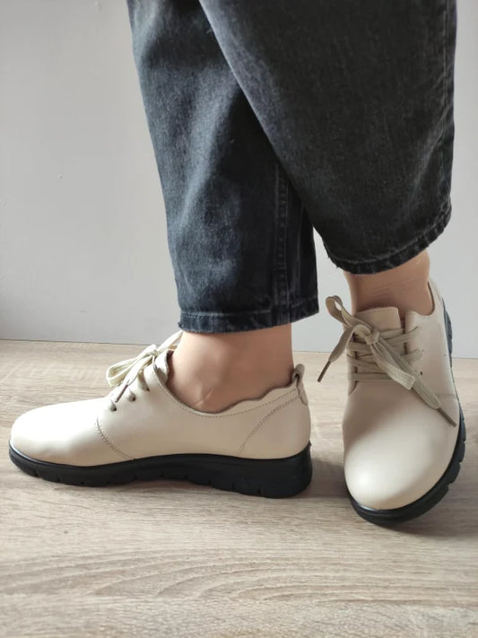 PANTOFI CASUAL DAMA FORMAZIONE 21072 CREM