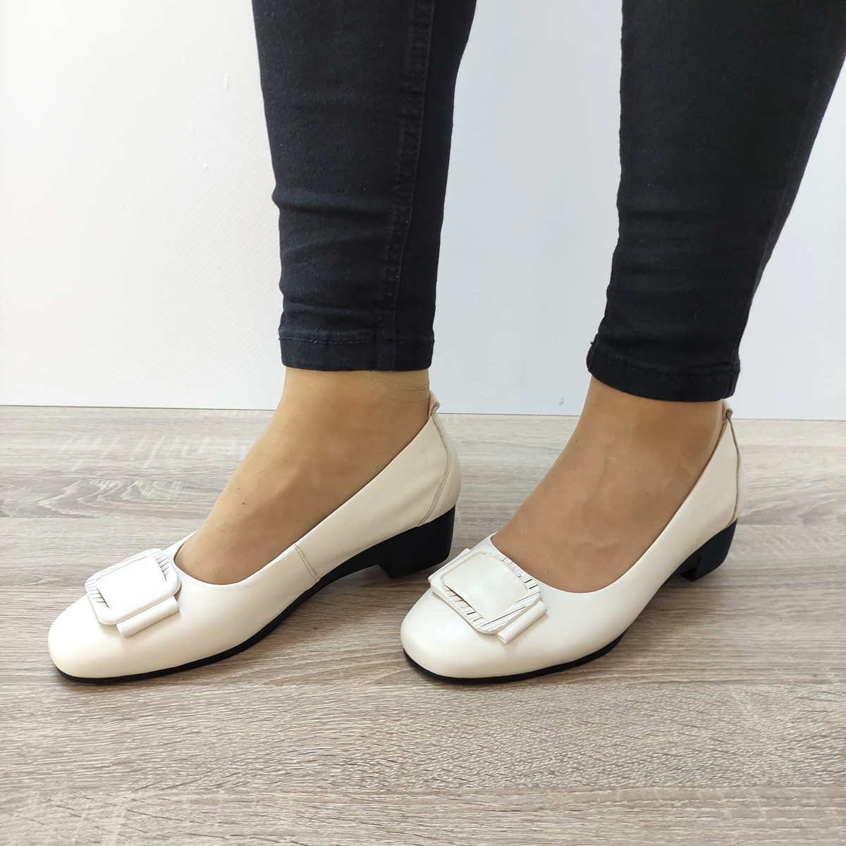 PANTOFI CASUAL DAMA FORMAZIONE 220712 CREM - imagine 4
