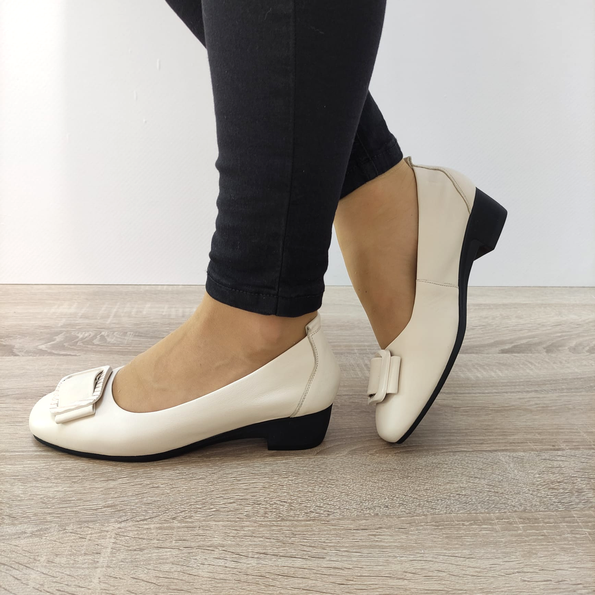 PANTOFI CASUAL DAMA FORMAZIONE 220712 CREM - imagine 2