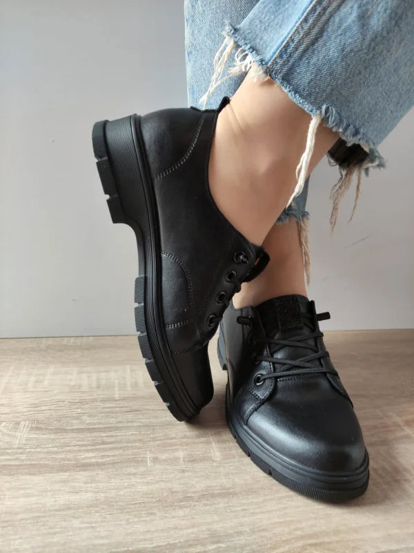 PANTOFI CASUAL DAMA FORMAZIONE 23726 NEGRI - imagine 3