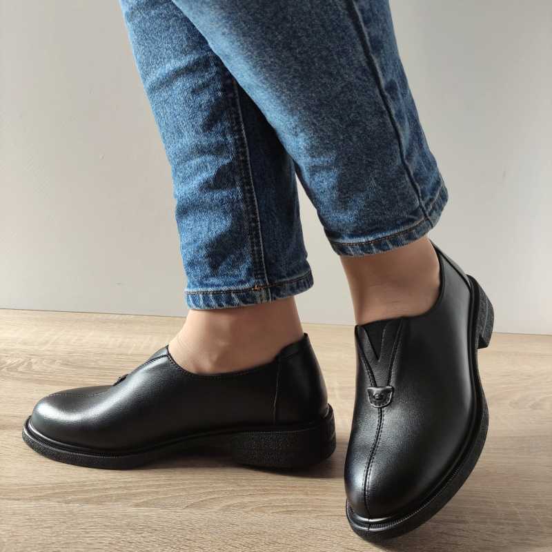 PANTOFI CASUAL DAMA FORMAZIONE 30021T NEGRI - imagine 3