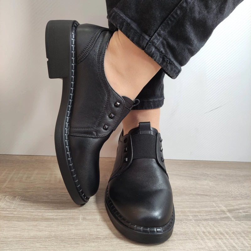 PANTOFI CASUAL DAMA FORMAZIONE 30906T NEGRI - imagine 4