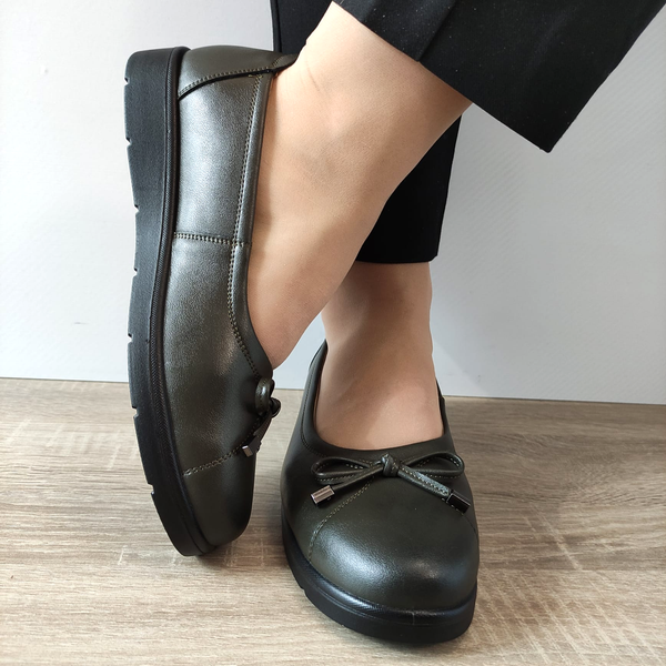 PANTOFI CASUAL DAMA FORMAZIONE 31038 KAKI - imagine 4