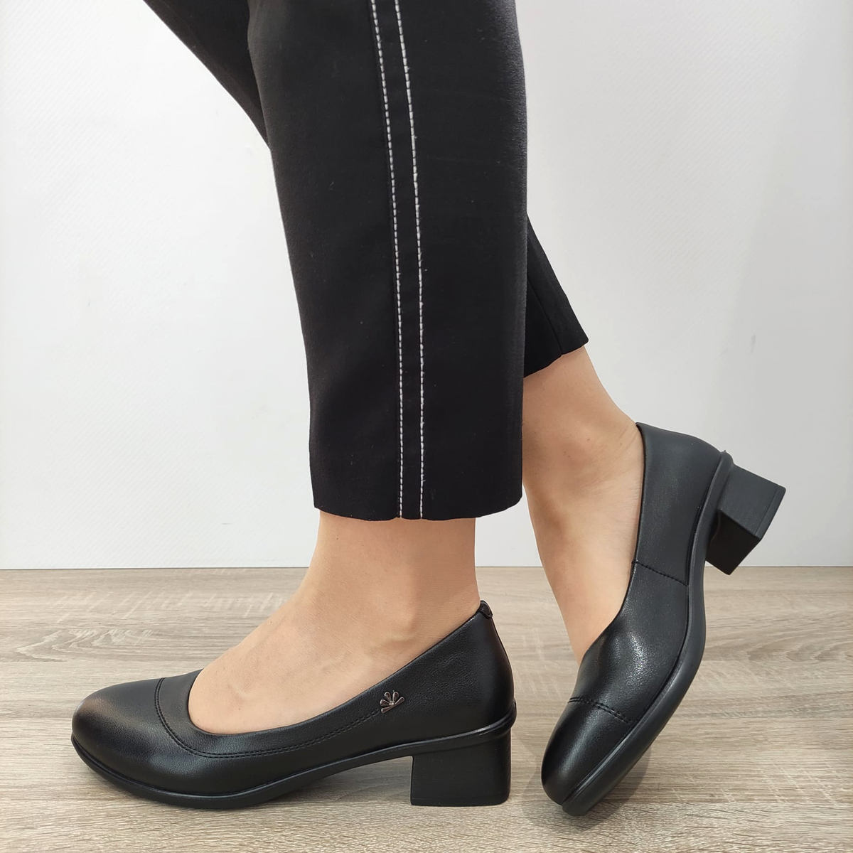 PANTOFI CASUAL DAMA FORMAZIONE 3725Q01 NEGRI - imagine 2