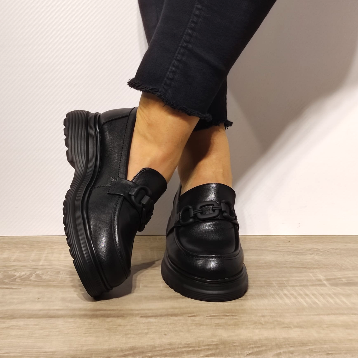 PANTOFI CASUAL DAMA FORMAZIONE 37822 NEGRI - imagine 6