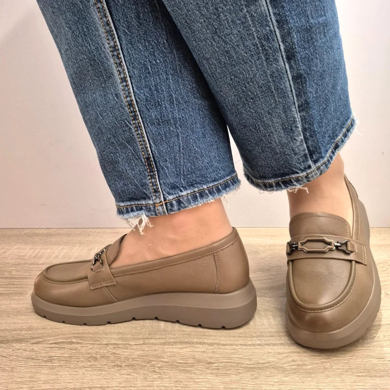 PANTOFI CASUAL DAMA FORMAZIONE 527501 KAKI - imagine 5