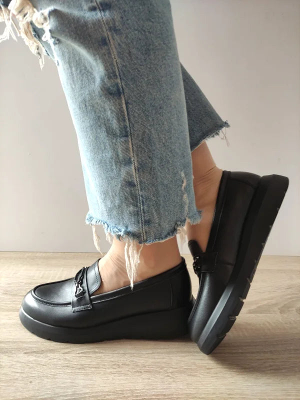 PANTOFI CASUAL DAMA FORMAZIONE 527501 NEGRI - imagine 3