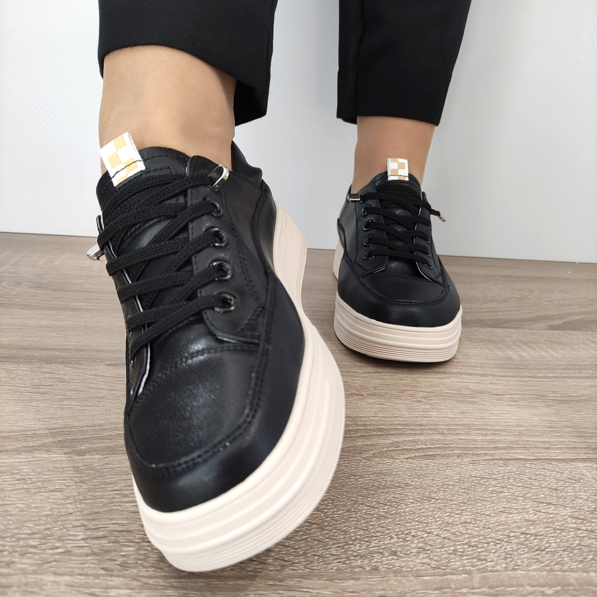 PANTOFI CASUAL DAMA FORMAZIONE 62250 NEGRI - imagine 5