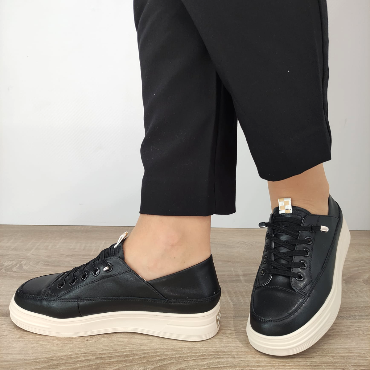 PANTOFI CASUAL DAMA FORMAZIONE 62250 NEGRI - imagine 3