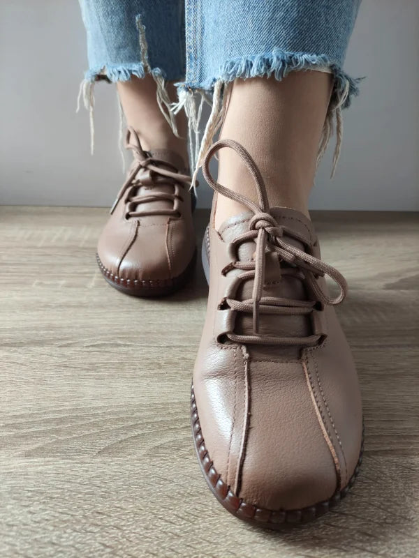 PANTOFI CASUAL DAMA FORMAZIONE 6350 APRICOT - imagine 3