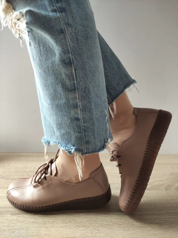 PANTOFI CASUAL DAMA FORMAZIONE 6350 APRICOT - imagine 5