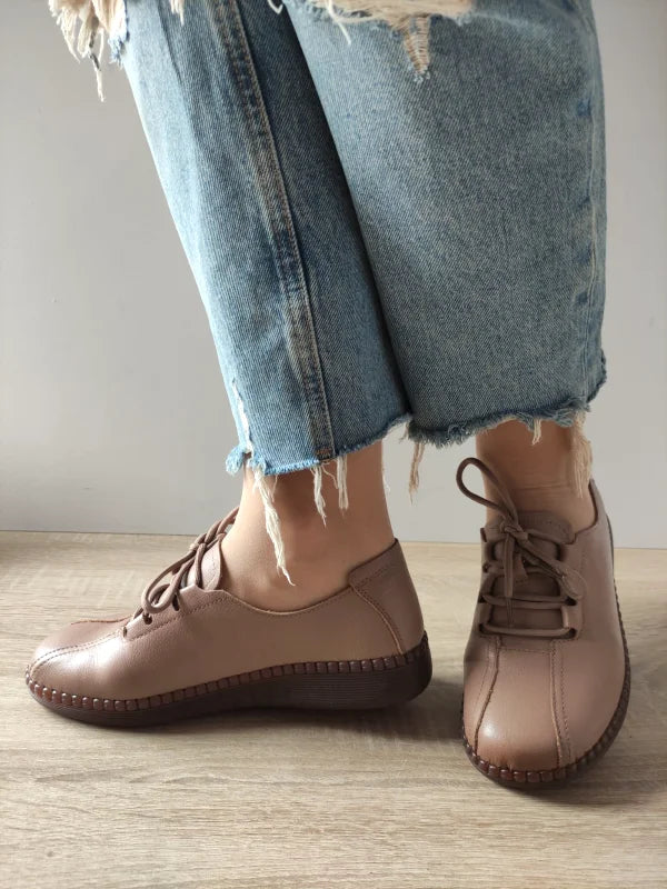 PANTOFI CASUAL DAMA FORMAZIONE 6350 APRICOT - imagine 2