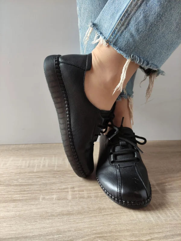 PANTOFI CASUAL DAMA FORMAZIONE 6351 NEGRI - imagine 3