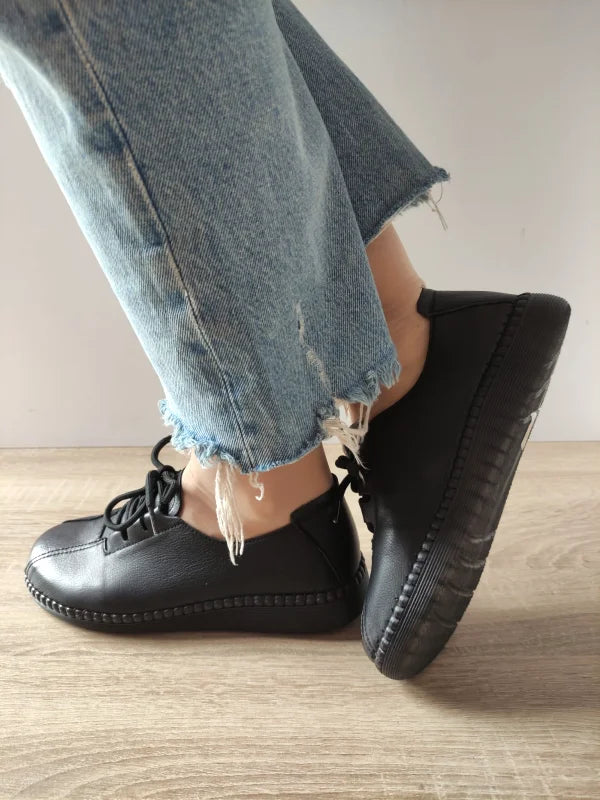 PANTOFI CASUAL DAMA FORMAZIONE 6351 NEGRI - imagine 5