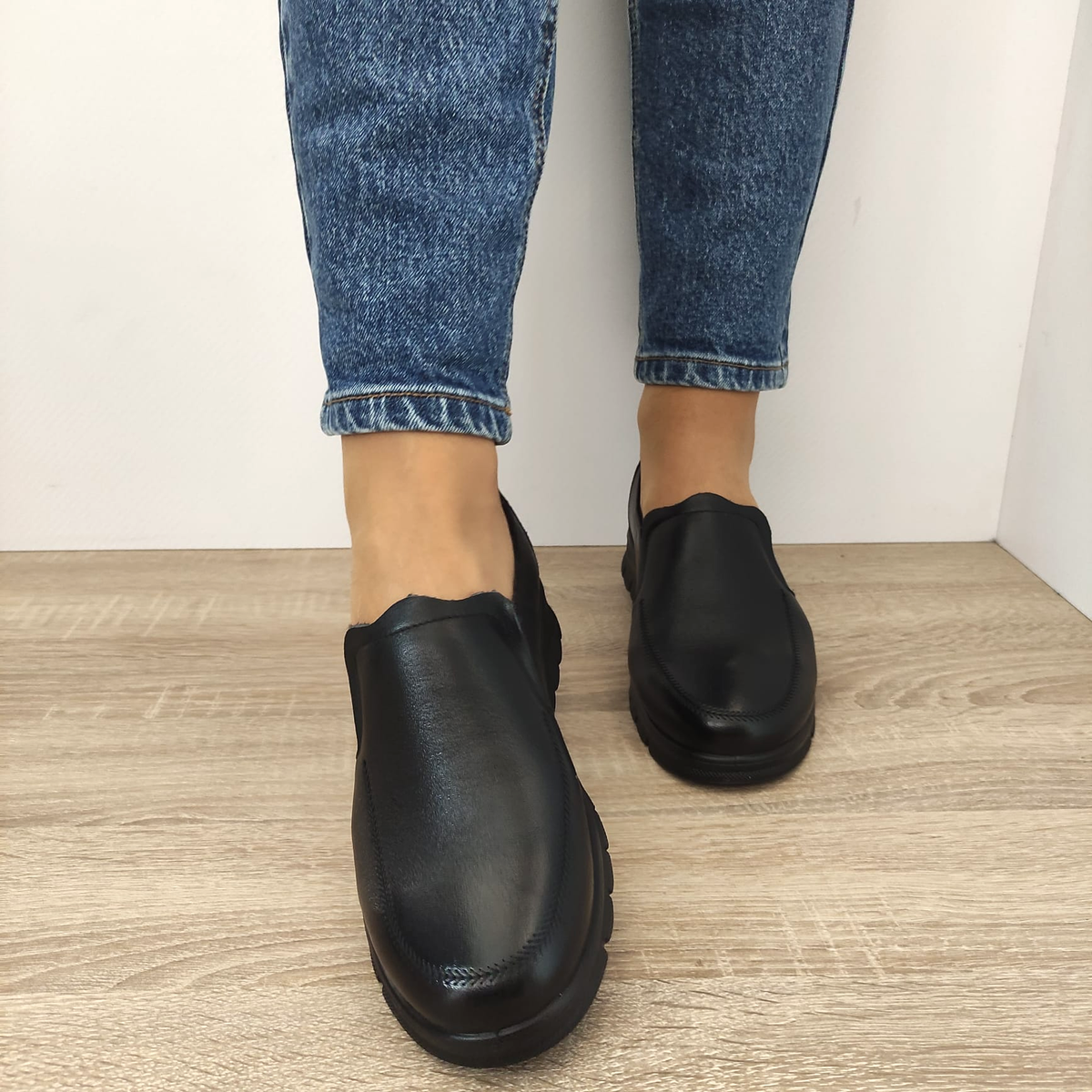 PANTOFI CASUAL DAMA FORMAZIONE 6375 NEGRI - imagine 5