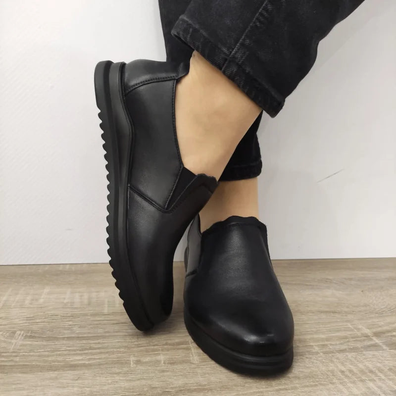 PANTOFI CASUAL DAMA FORMAZIONE 6666 NEGRI - imagine 5