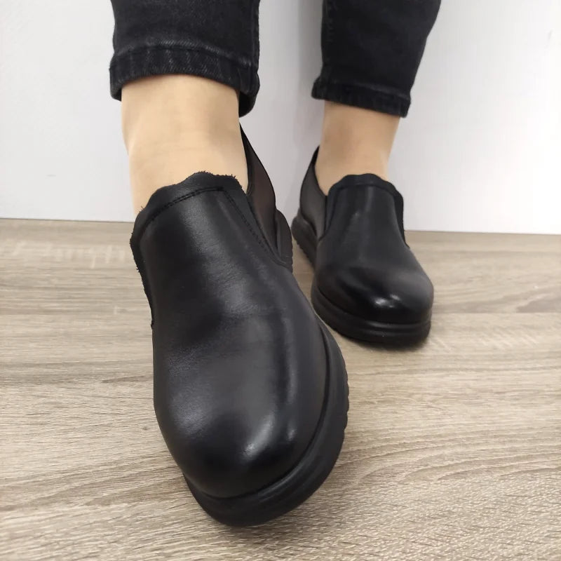 PANTOFI CASUAL DAMA FORMAZIONE 6666 NEGRI - imagine 3