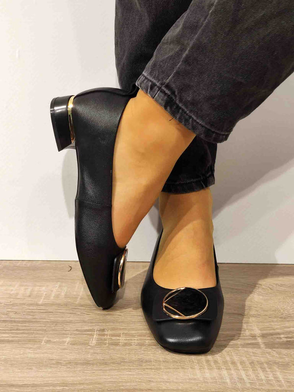 PANTOFI CASUAL DAMA FORMAZIONE 66811 NEGRI - imagine 5