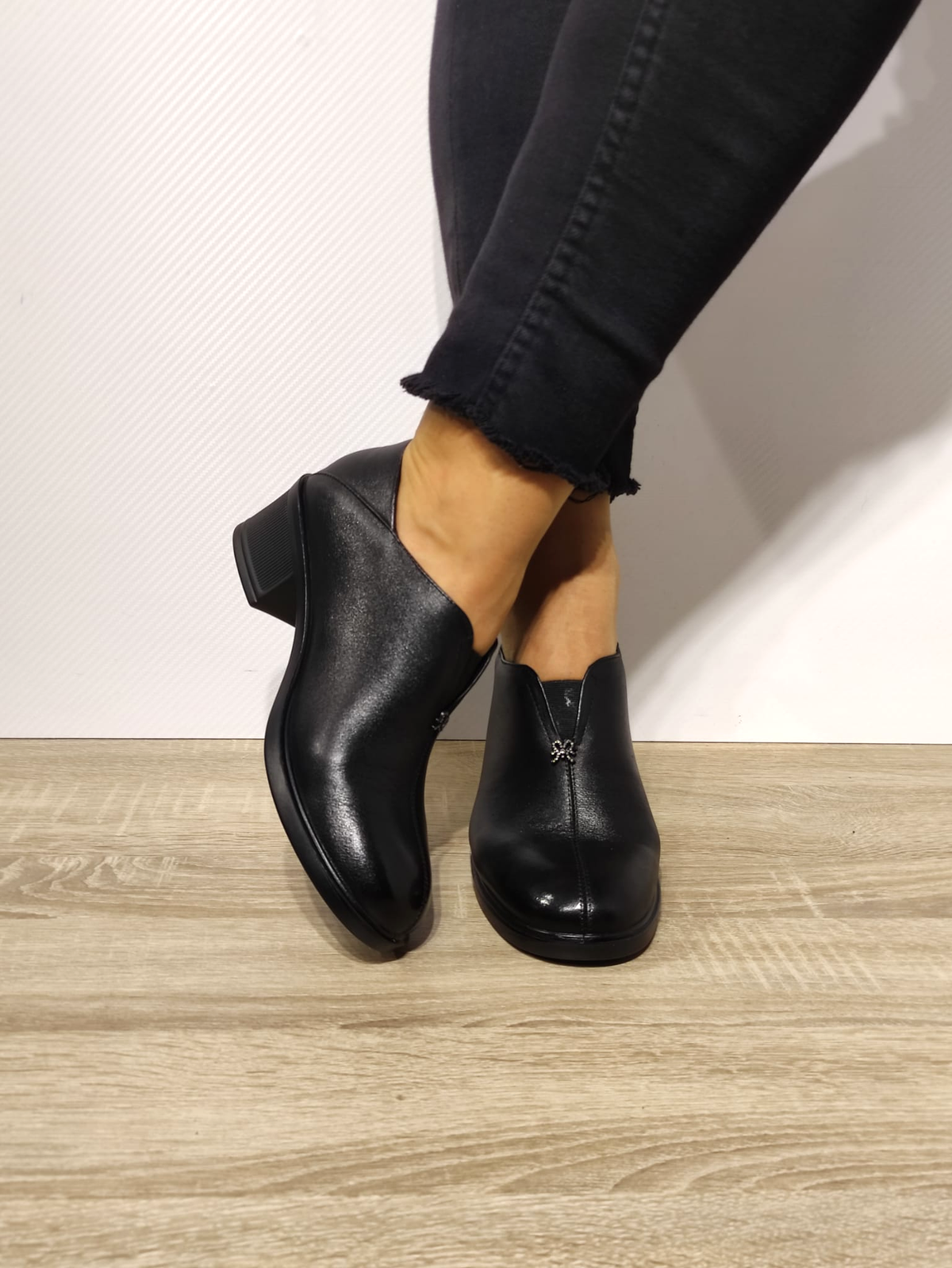 PANTOFI CASUAL DAMA FORMAZIONE 6903 NEGRI - imagine 5