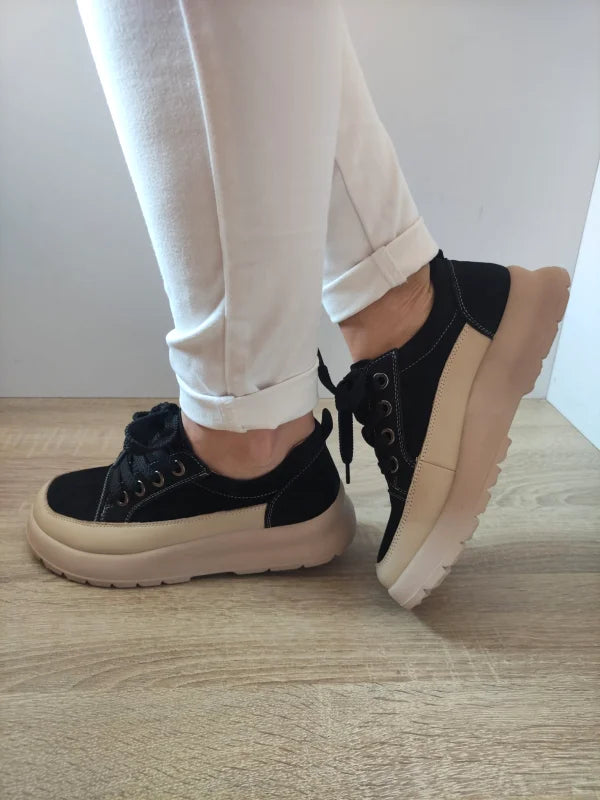 PANTOFI CASUAL DAMA FORMAZIONE 70108-2 NEGRI - imagine 2