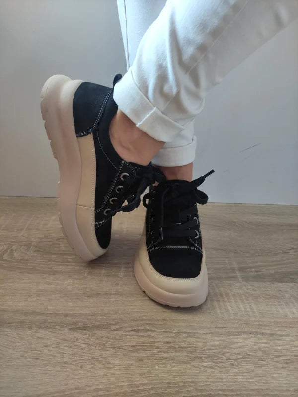 PANTOFI CASUAL DAMA FORMAZIONE 70108-2 NEGRI - imagine 5
