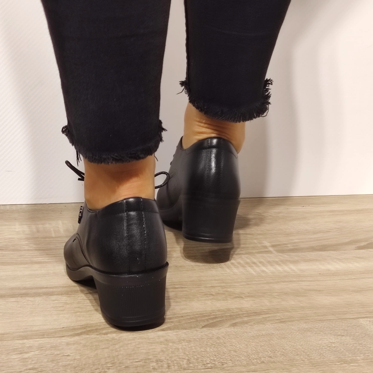 PANTOFI CASUAL DAMA FORMAZIONE 7601 NEGRI - imagine 4
