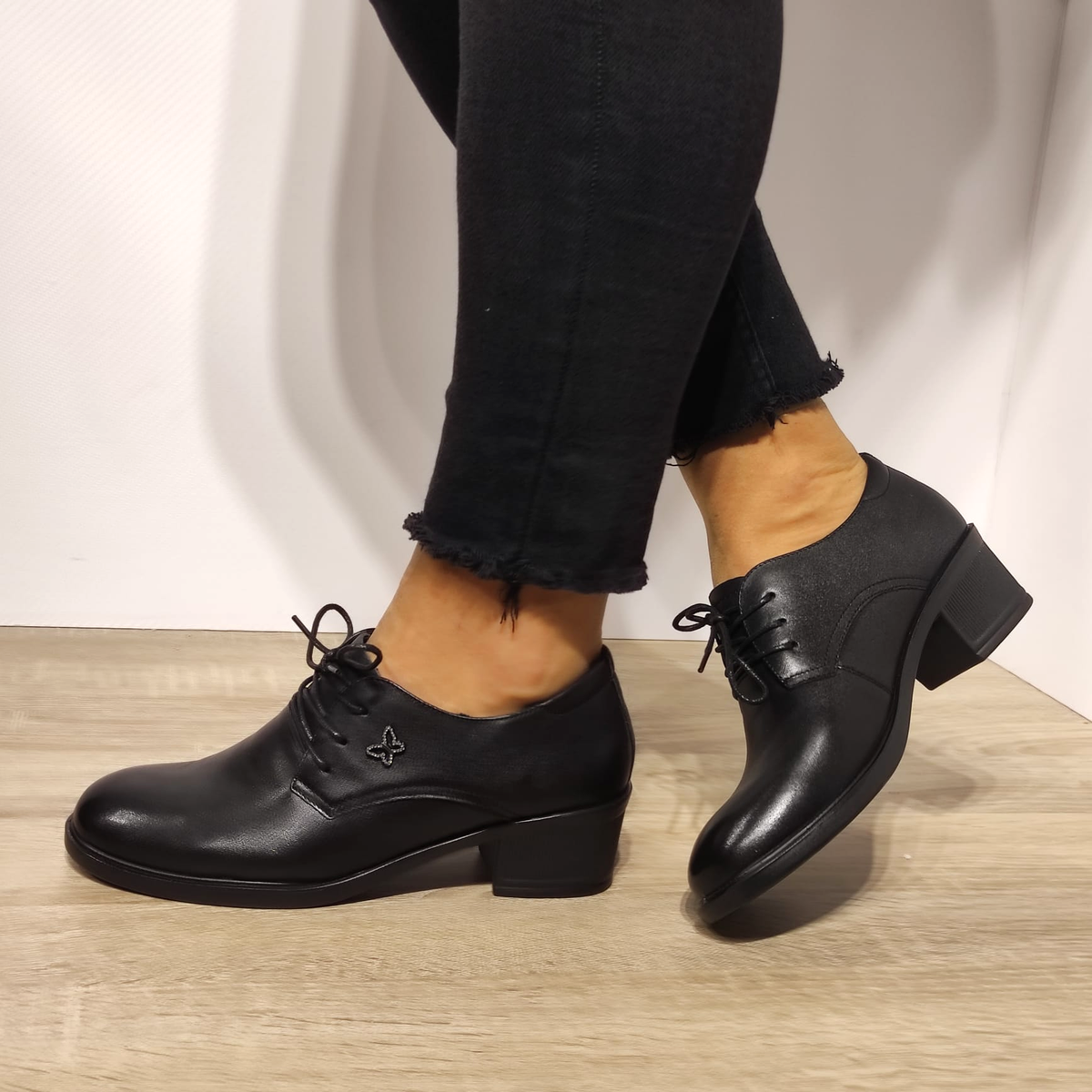 PANTOFI CASUAL DAMA FORMAZIONE 7601 NEGRI - imagine 2