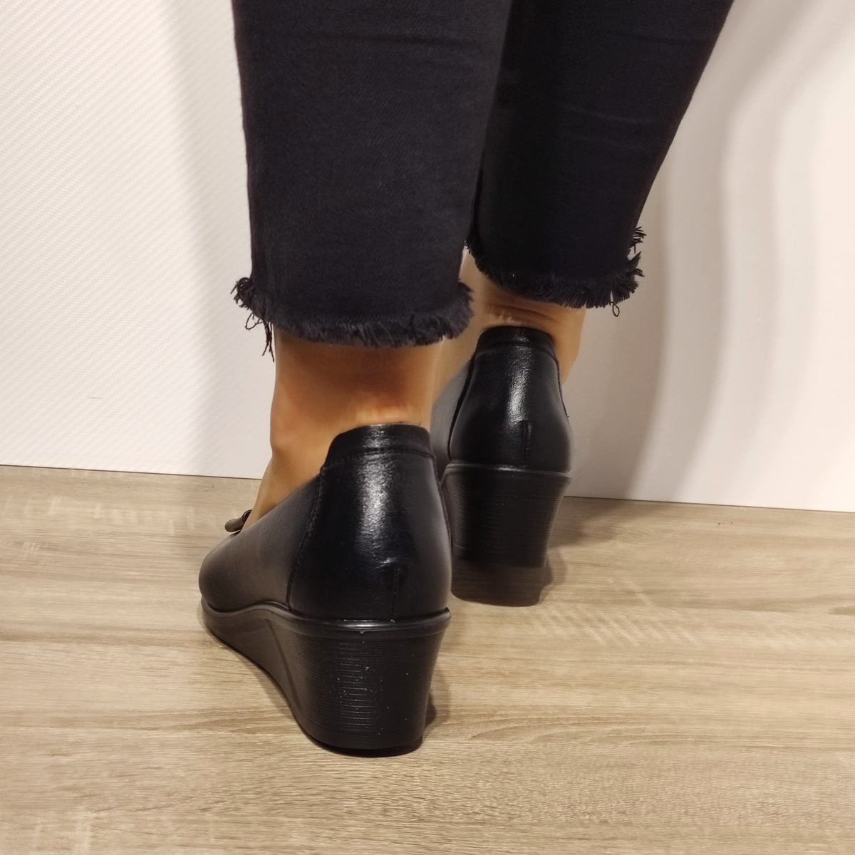 PANTOFI CASUAL DAMA FORMAZIONE 85-11 NEGRI - imagine 5