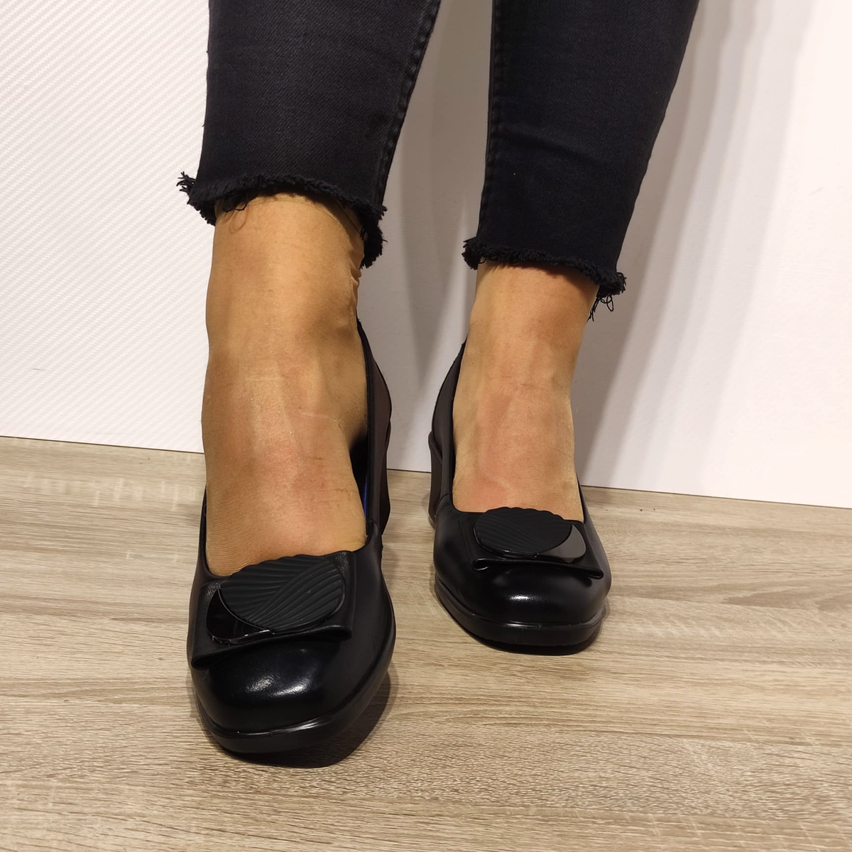PANTOFI CASUAL DAMA FORMAZIONE 85-11 NEGRI - imagine 8