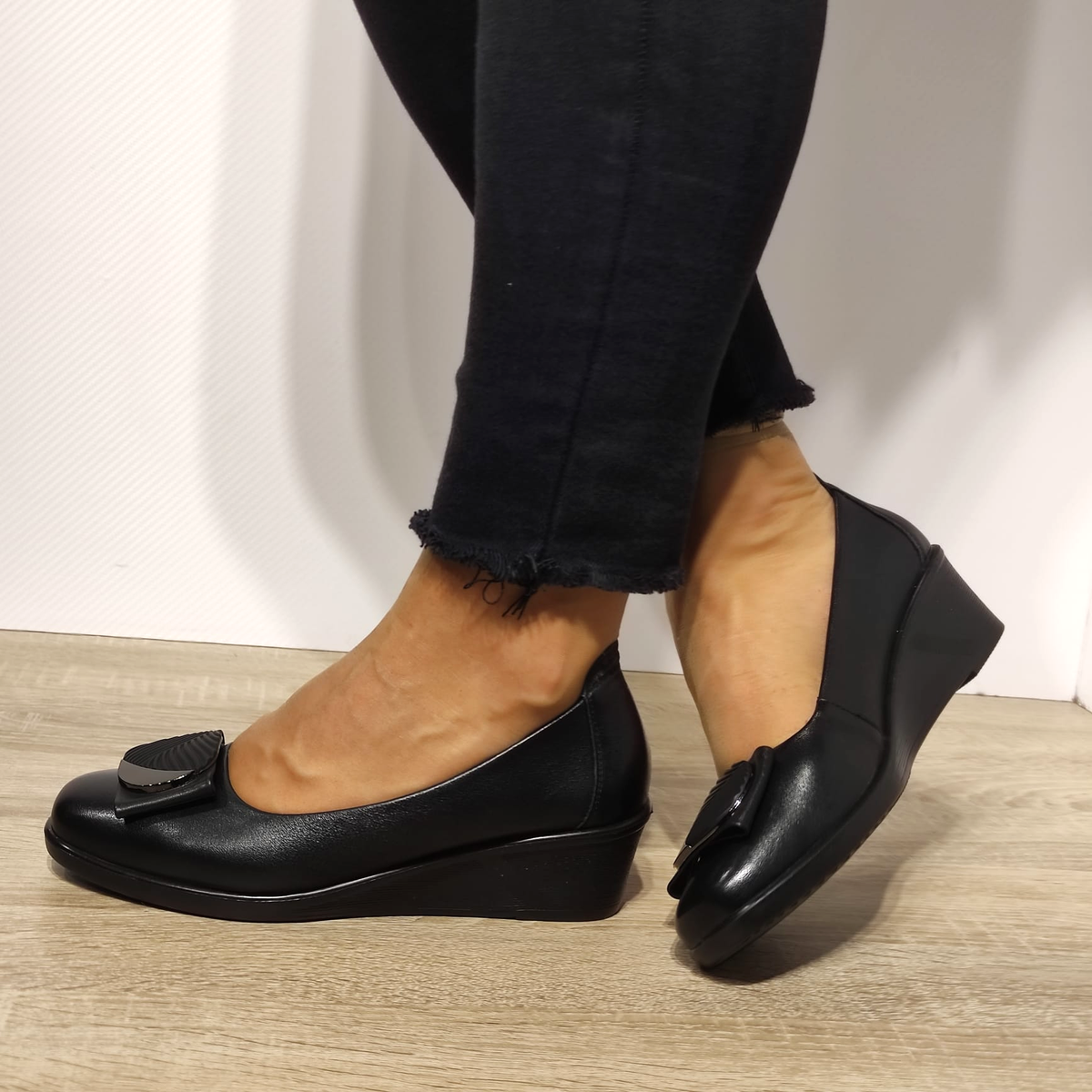 PANTOFI CASUAL DAMA FORMAZIONE 85-11 NEGRI - imagine 2