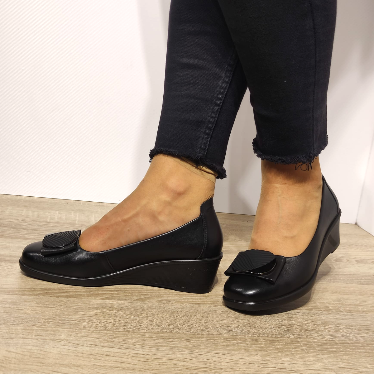PANTOFI CASUAL DAMA FORMAZIONE 85-11 NEGRI - imagine 4