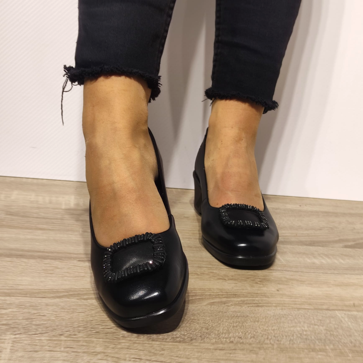 PANTOFI CASUAL DAMA FORMAZIONE 85-13 NEGRI - imagine 5