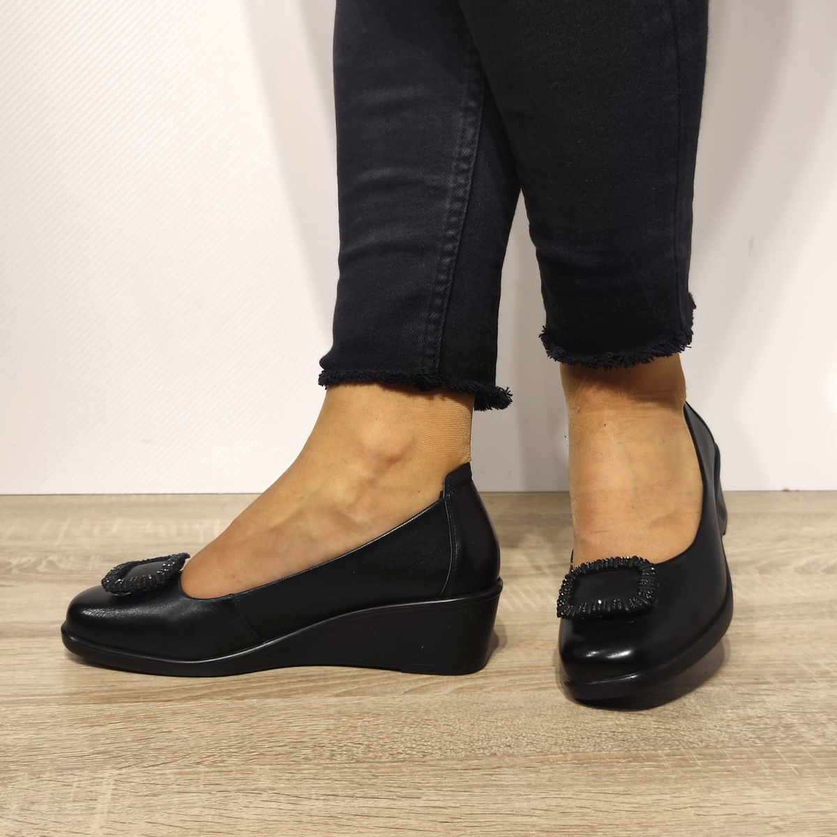 PANTOFI CASUAL DAMA FORMAZIONE 85-13 NEGRI - imagine 2