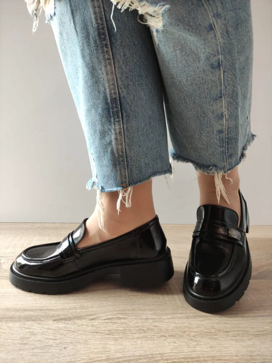 PANTOFI CASUAL DAMA FORMAZIONE 8983-5A NEGRI LAC