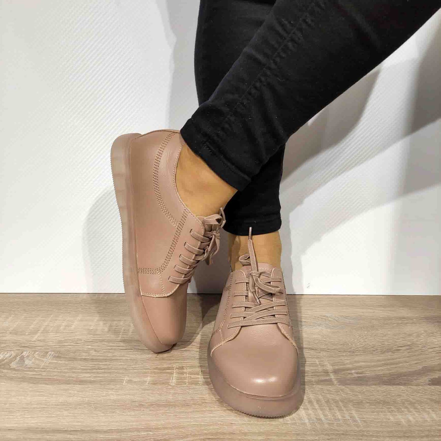 PANTOFI CASUAL DAMA FORMAZIONE 92701 BEJ