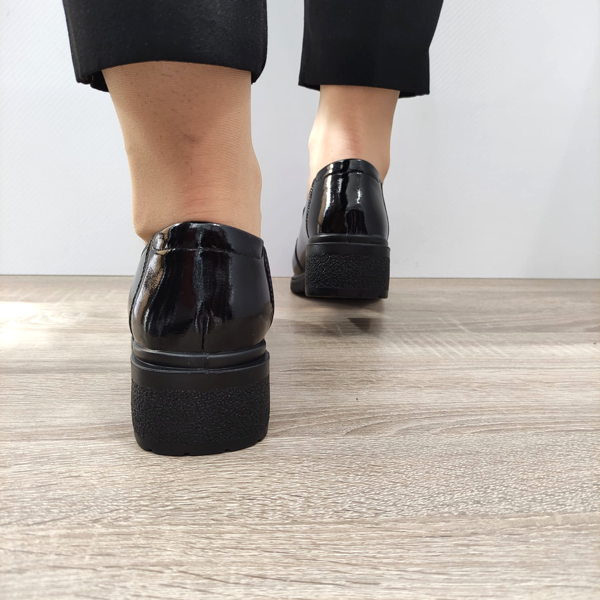 PANTOFI CASUAL DAMA FORMAZIONE 93911L TP NEGRI LAC - imagine 3