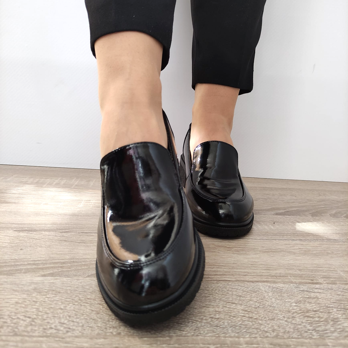 PANTOFI CASUAL DAMA FORMAZIONE 93911L TP NEGRI LAC - imagine 5