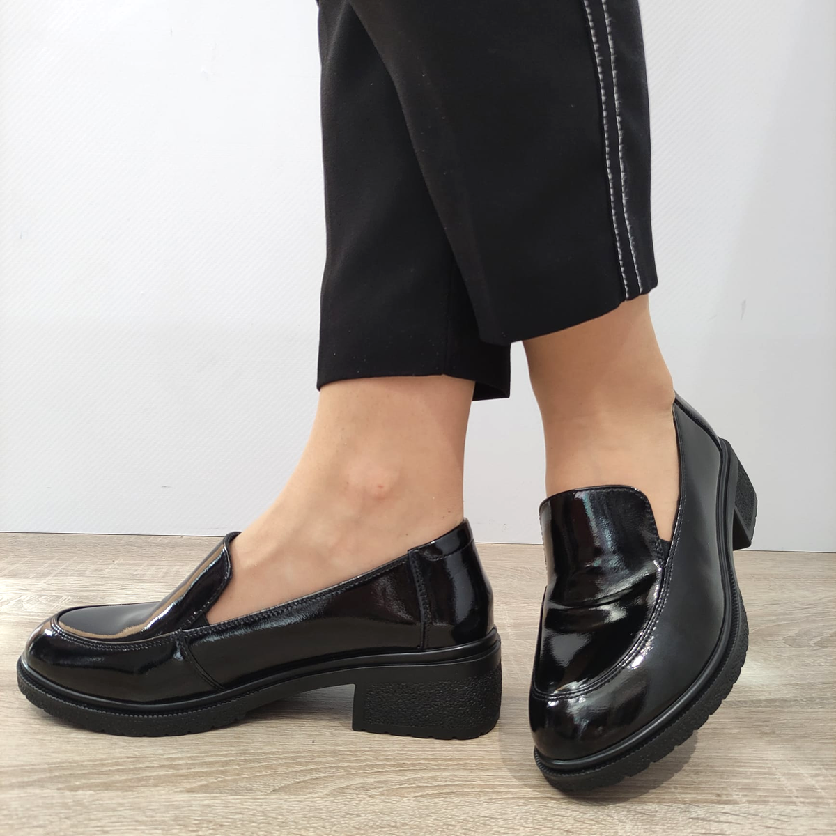 PANTOFI CASUAL DAMA FORMAZIONE 93911L TP NEGRI LAC - imagine 2