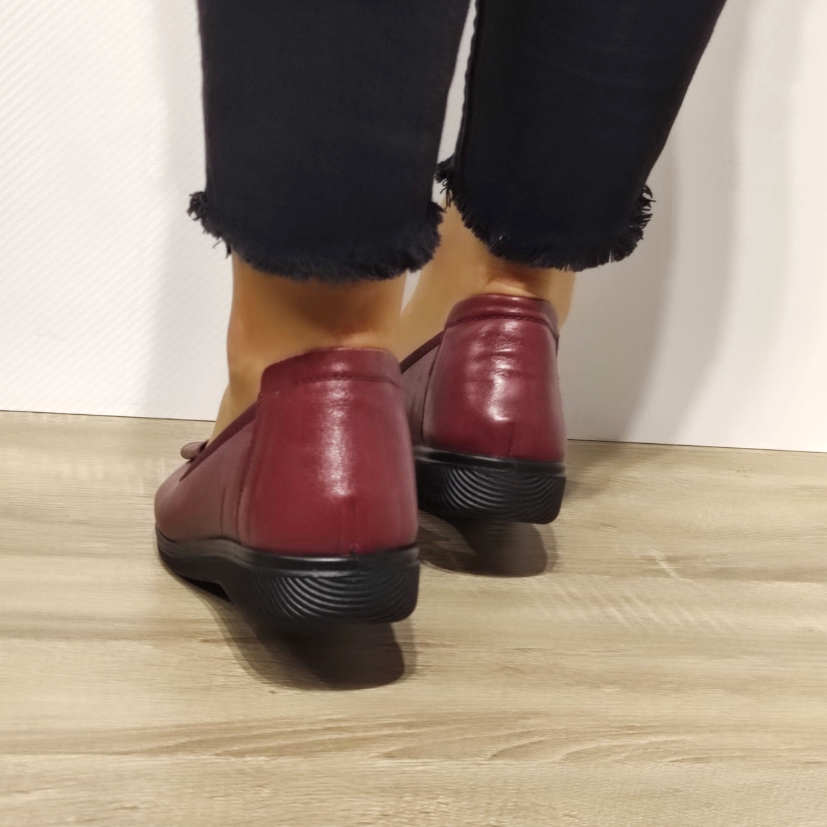 PANTOFI CASUAL DAMA FORMAZIONE A130 BORDO - imagine 3