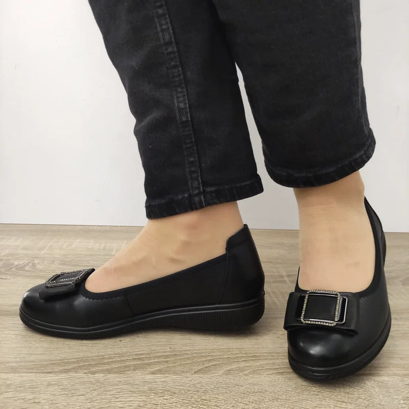 PANTOFI CASUAL DAMA FORMAZIONE A130 NEGRI - imagine 2