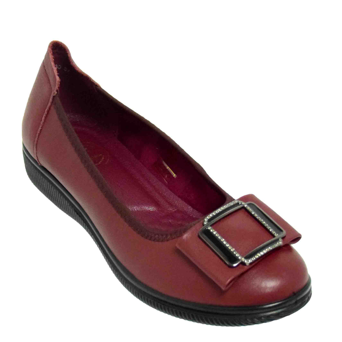 PANTOFI CASUAL DAMA FORMAZIONE A130 BORDO - imagine 10