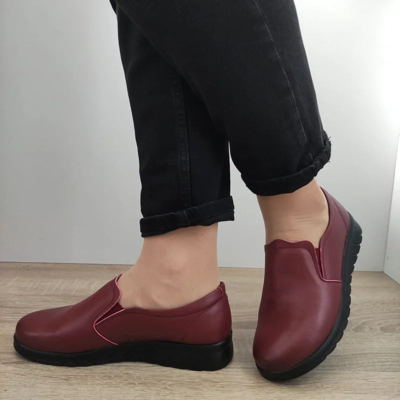 PANTOFI CASUAL DAMA FORMAZIONE GALLOP 231153 BORDO - imagine 2