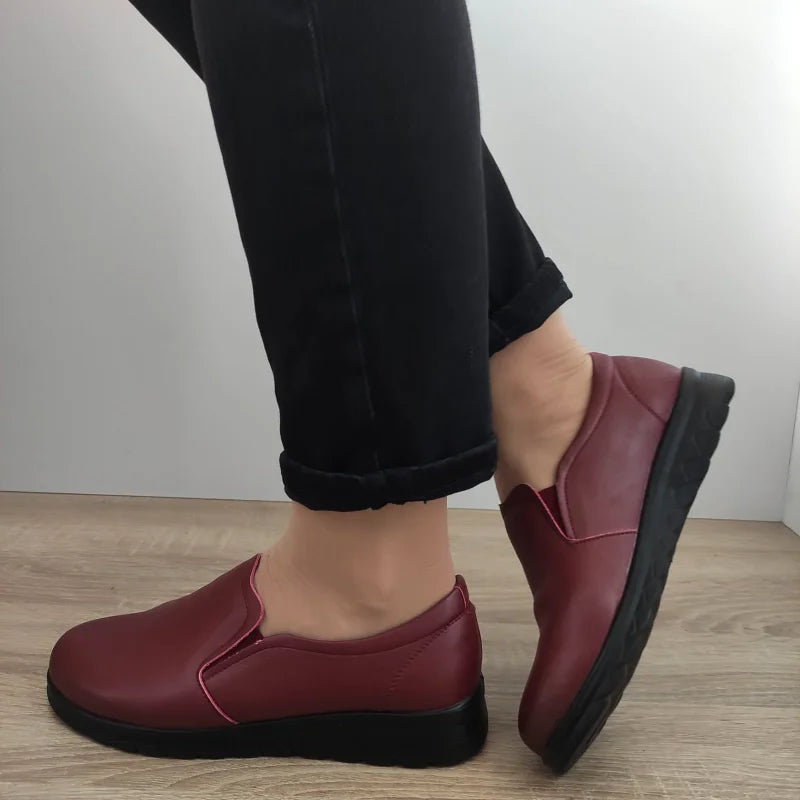 PANTOFI CASUAL DAMA FORMAZIONE GALLOP 231153 BORDO - imagine 3