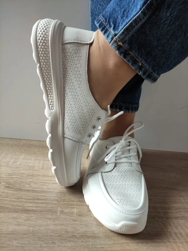 PANTOFI CASUAL DAMA FORMAZIONE GALLOP K98820 ALBI - imagine 4