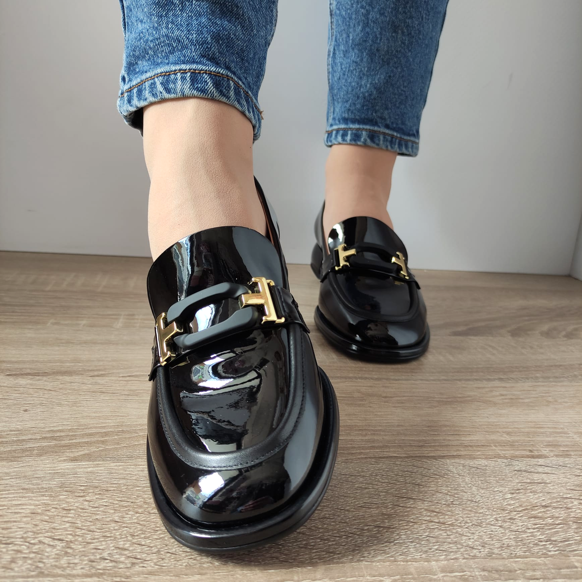 PANTOFI CASUAL DAMA FORMAZIONE KD304-S61 NEGRI LAC - imagine 4
