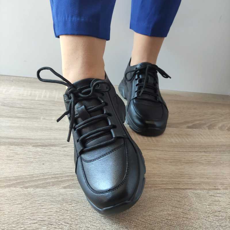 PANTOFI CASUAL DAMA FORMAZIONE N3311 NEGRI - imagine 4